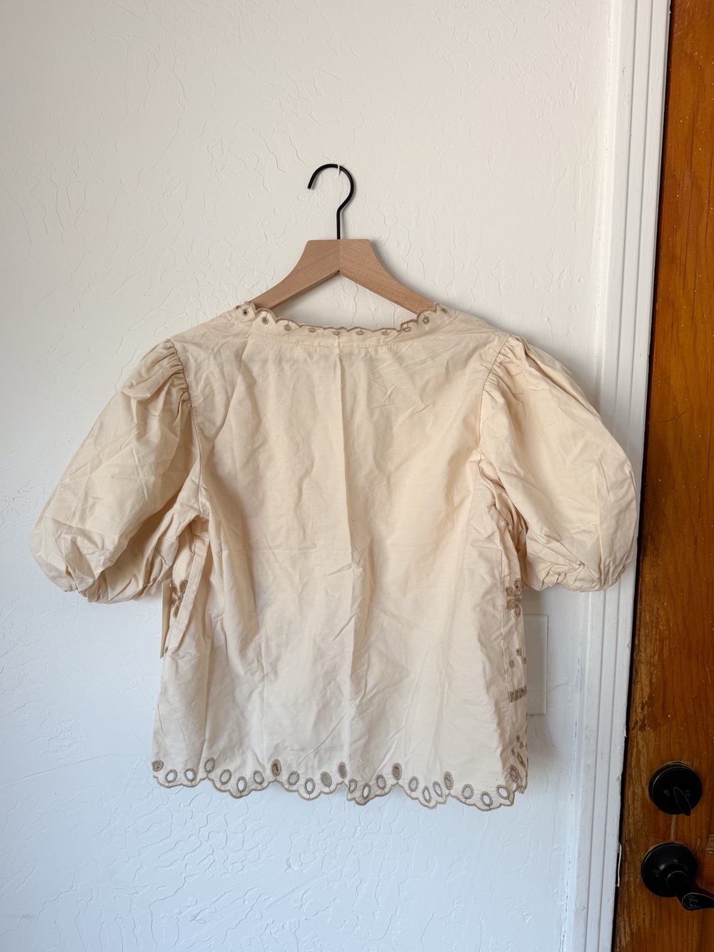 100% Cotton Moon River Boho Tie Top - Picture 6 of 6